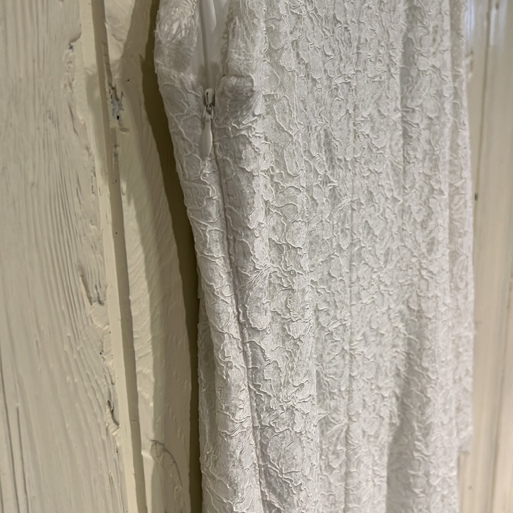 ADRIANNA papell one shoulder dress, size 6 - Picture 6 of 7
